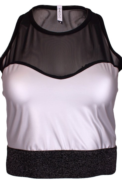 Top curto combinado