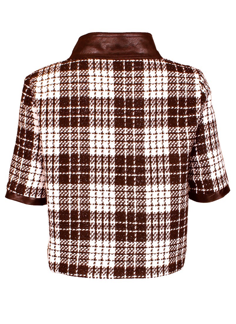 Blusa padrão pied-de-poule