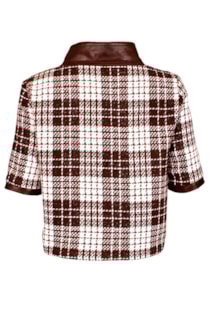 Blusa padrão pied-de-poule