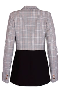 Blazer xadrez e preto