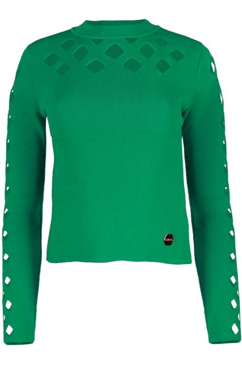 Camisola de malha com recortes