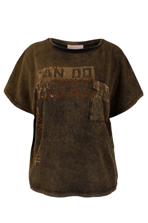 T-shirt com brilhos