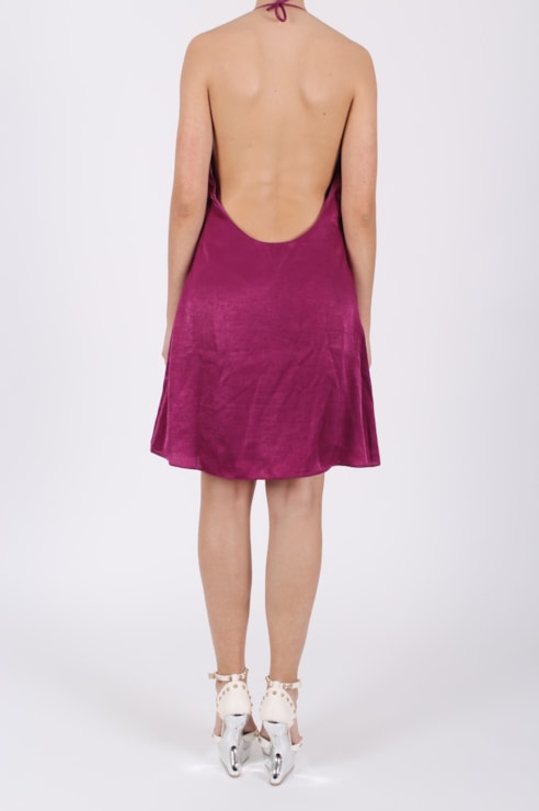 Vestido costas abertas