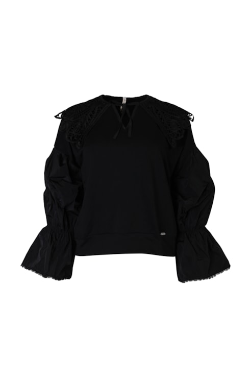 Sweatshirt com abas