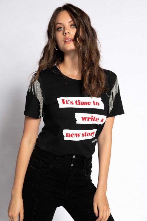 Fringed t-shirt