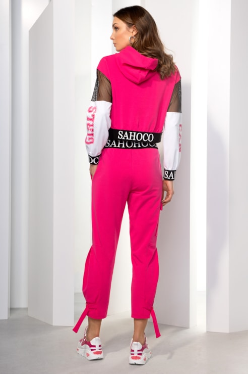 Calças jogger com logótipo