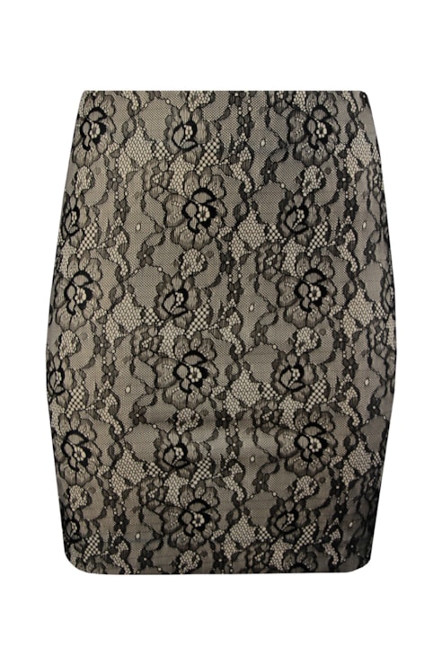 Skirt with lace