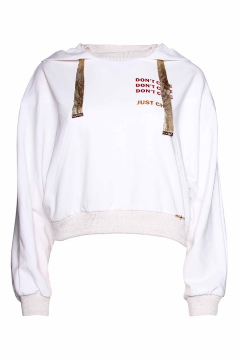 Camisola oversize com capuz