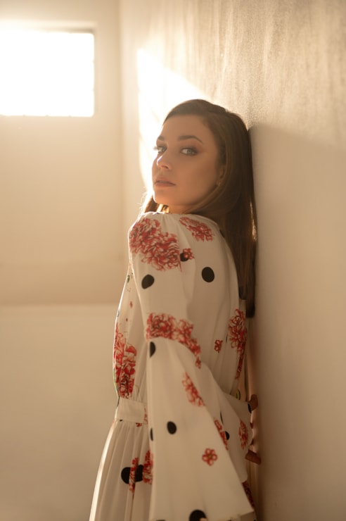 Vestido comprido flores
