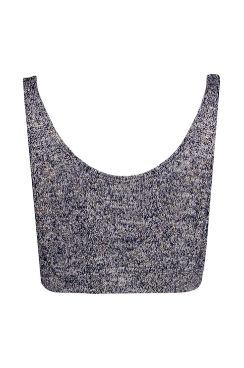 Top cropped de malha