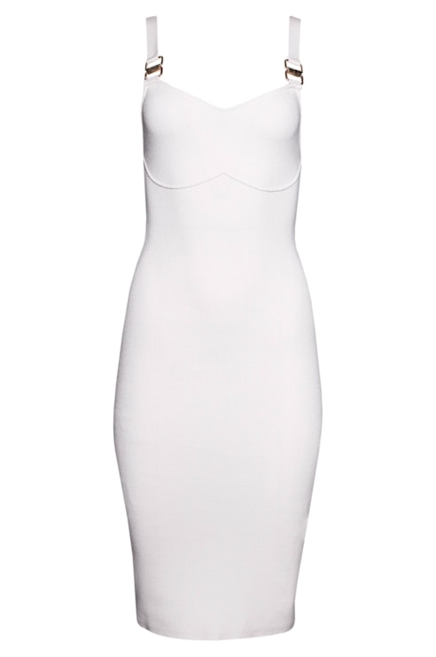 Vestido de malha midi