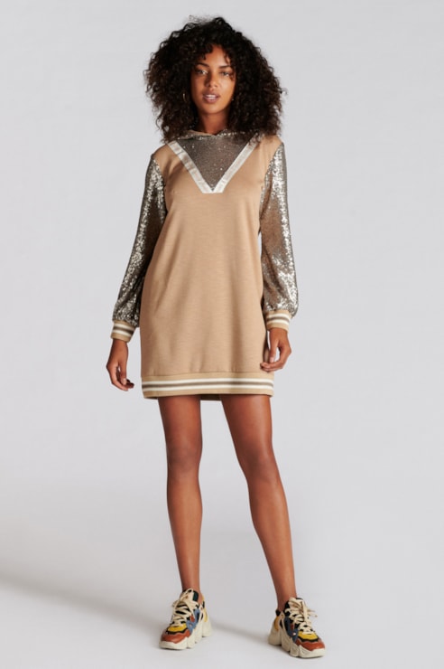 Vestido Desportivo com Capuz