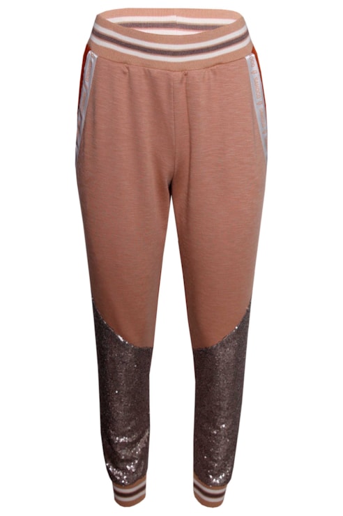 Calças Jogger  Lantejoulas