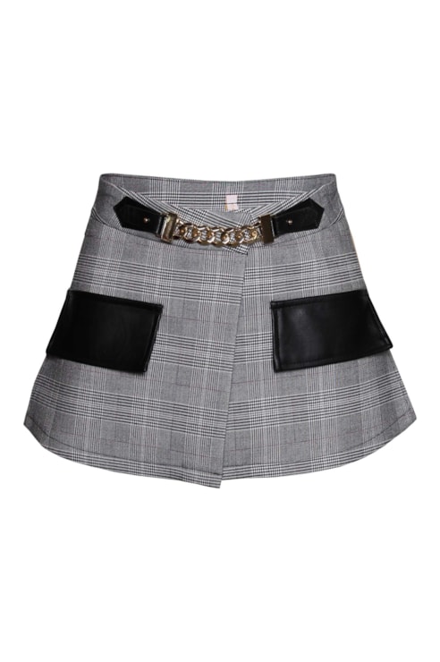 Fabric Belt with Chain