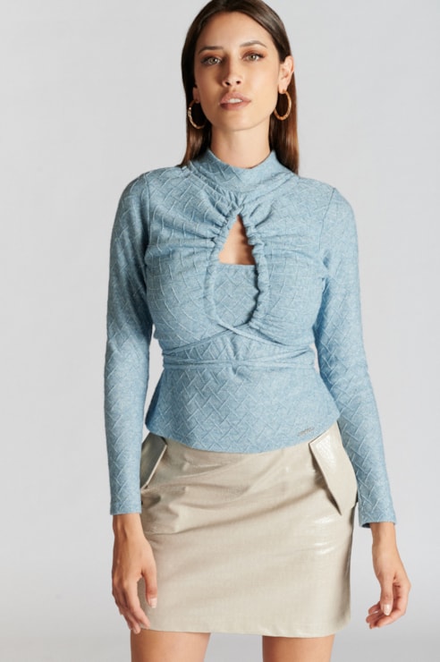 Camisola Sobreposta em Malha
