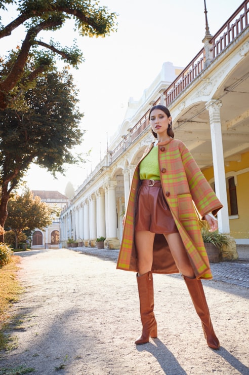 Casaco Corte Vintage