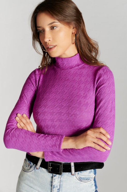 Top Cropped  Pied de Poule