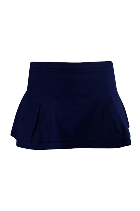 Saia mini com pregas