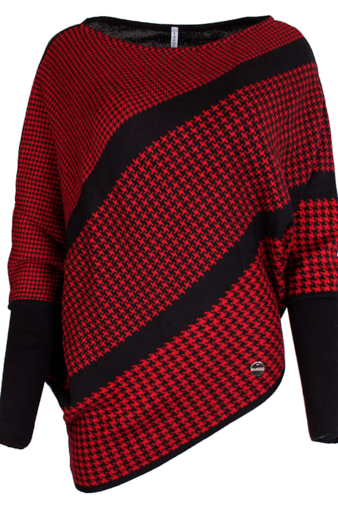 Camisola assimétrica de malha