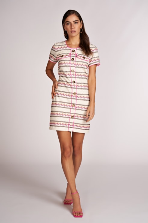 Vestido curto debrum