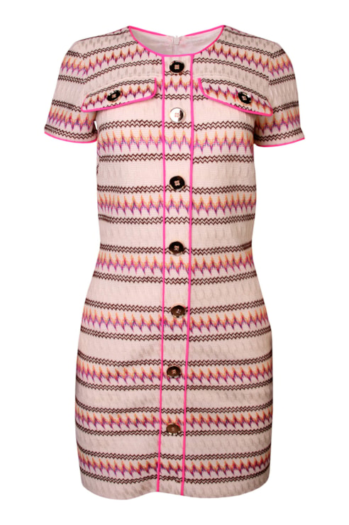Vestido curto debrum