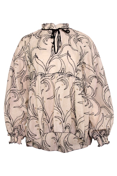 Blusa Bordado Perfurado