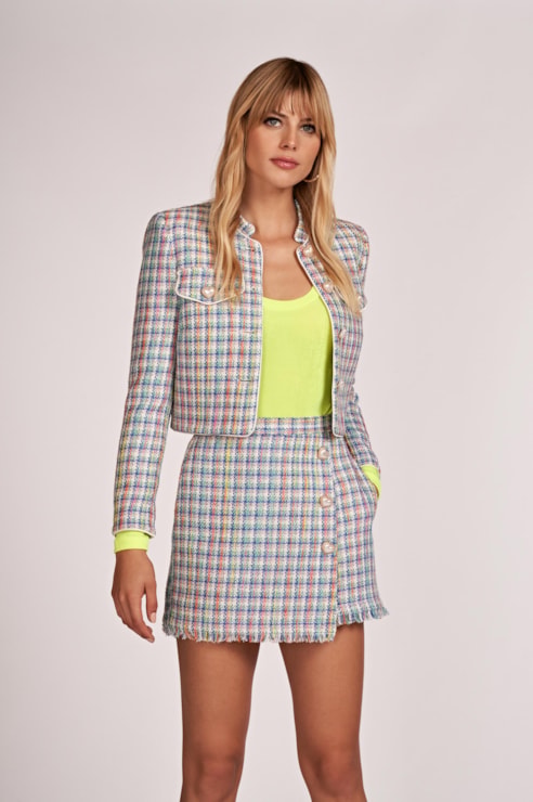 Blazer Tweed Curto