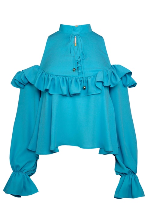 Blusa Folhos