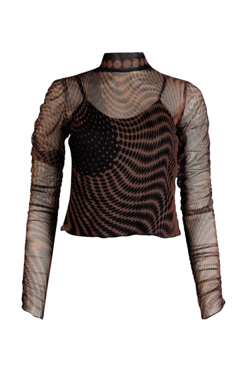Blusa de gola subida