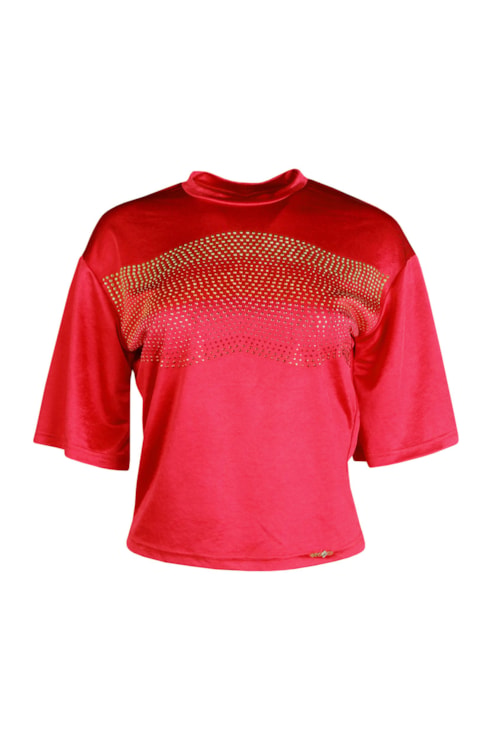T-Shirt com Brilhantes