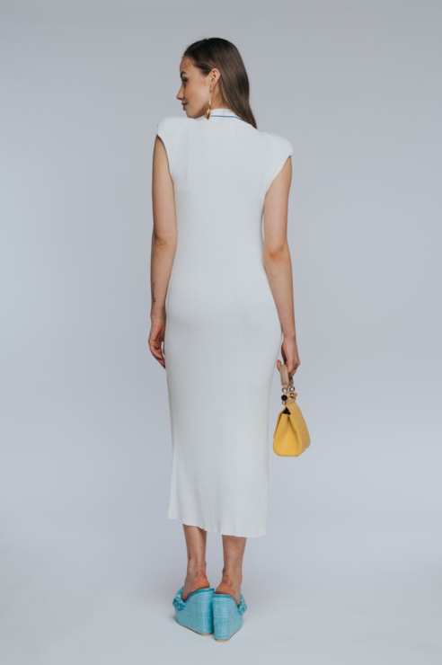 Vestido midi malha