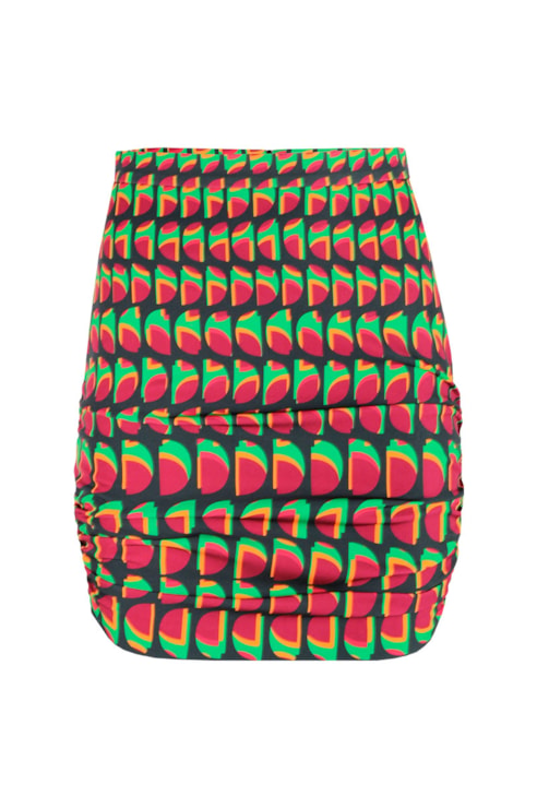 Saia Curta Estampada