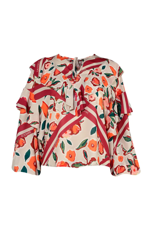 Blusa Folhos