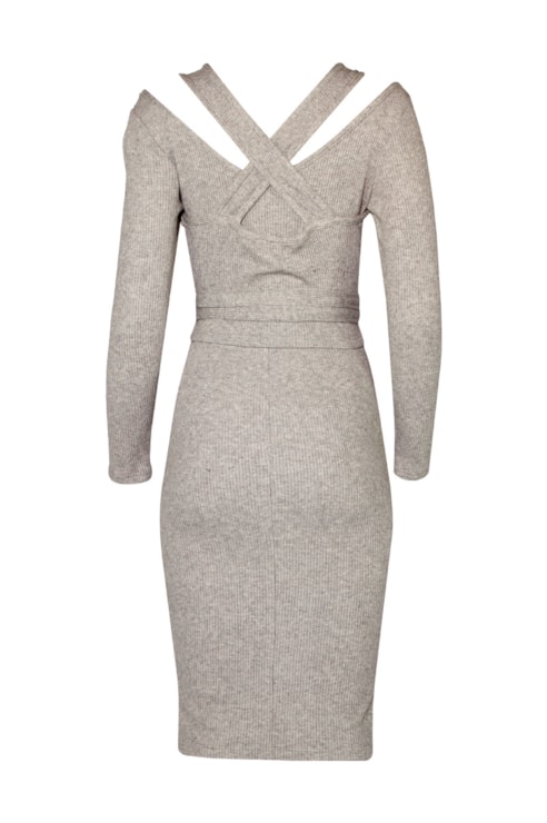 Vestido Malha com Laçada 