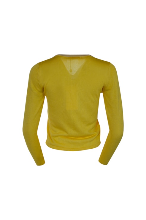 Camisola de malha básica.