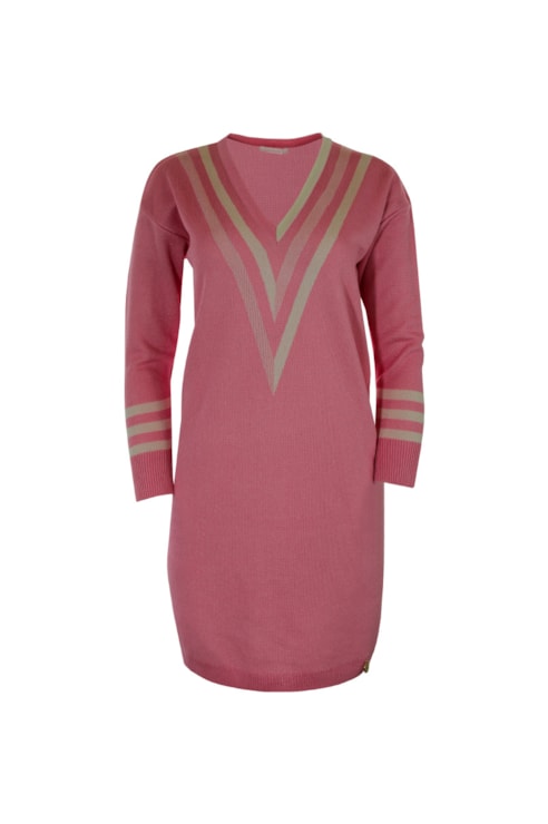 Vestido malha tricô