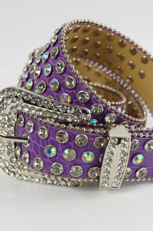 Cinto efeito strass
