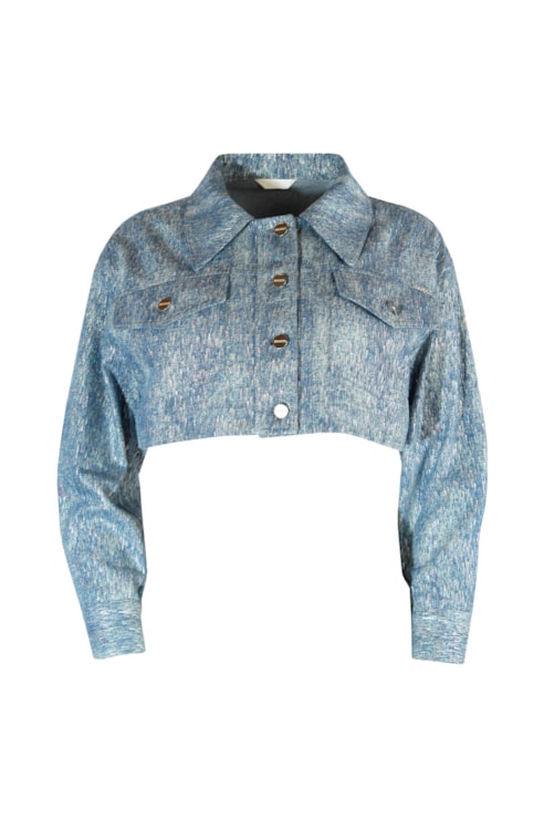 Denim cropped jacket 