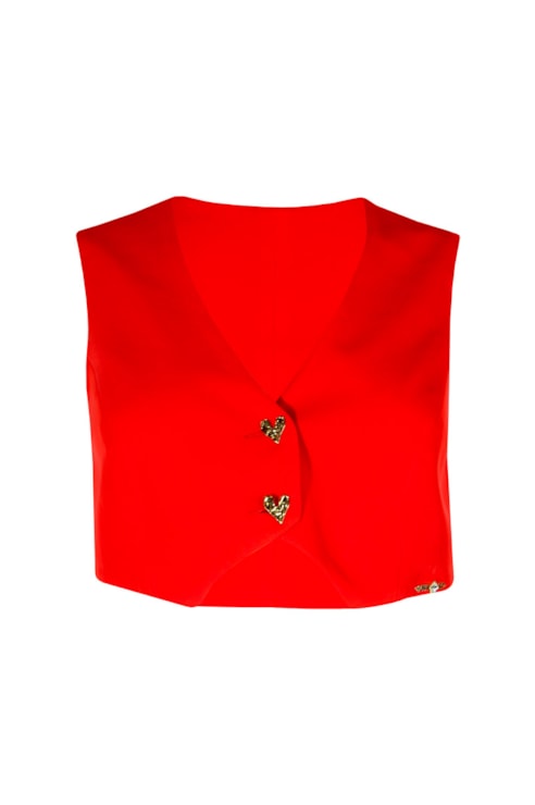 Short tailored waistcoat