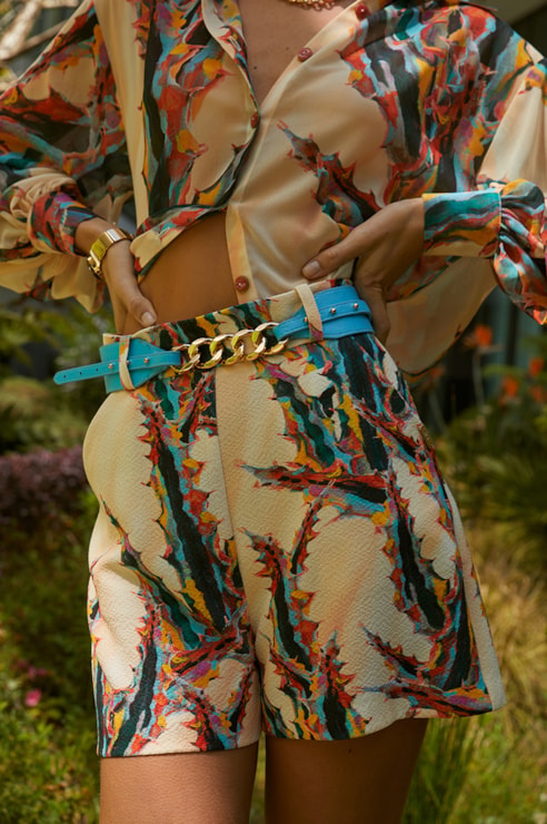 Bermudas com pinças