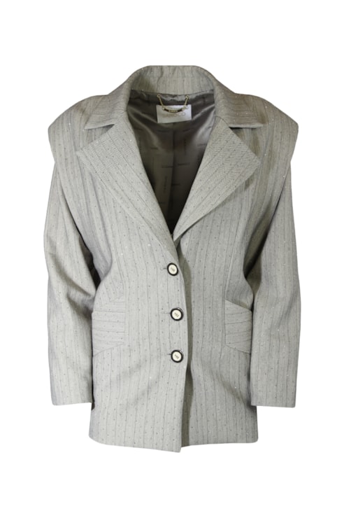 Blazer efeito bomber oversize
