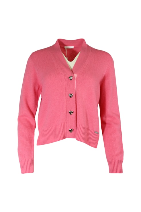 Short knitted jacket