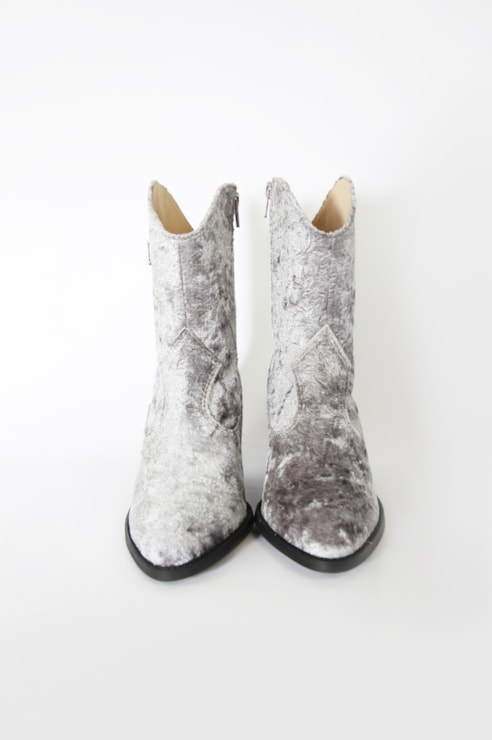 Cowboy boots in waterproof fabric
