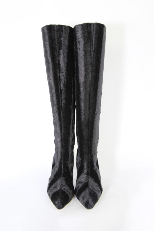 High boot in waterproof fabric