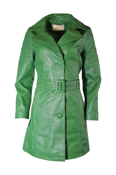 Trench coat "Leather Collection"