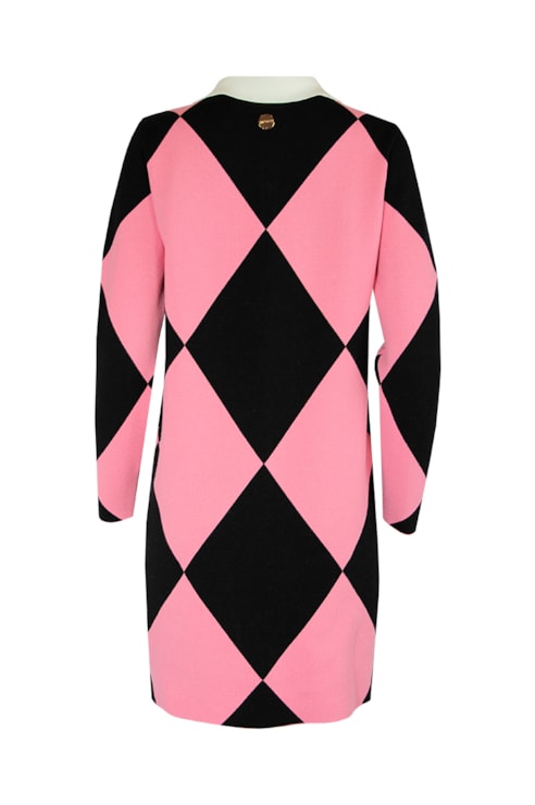 JACQUARD POLO KNIT DRESS  
