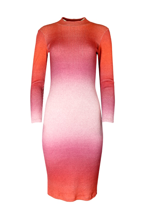 Vestido estampado em malha