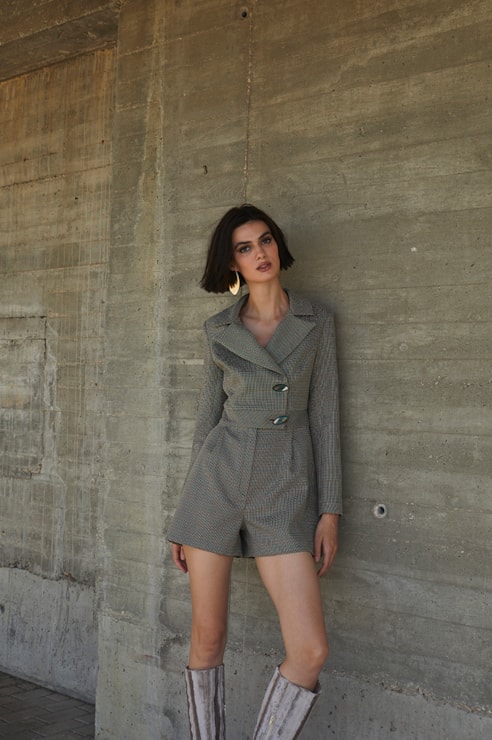 Tweed jumpsuit