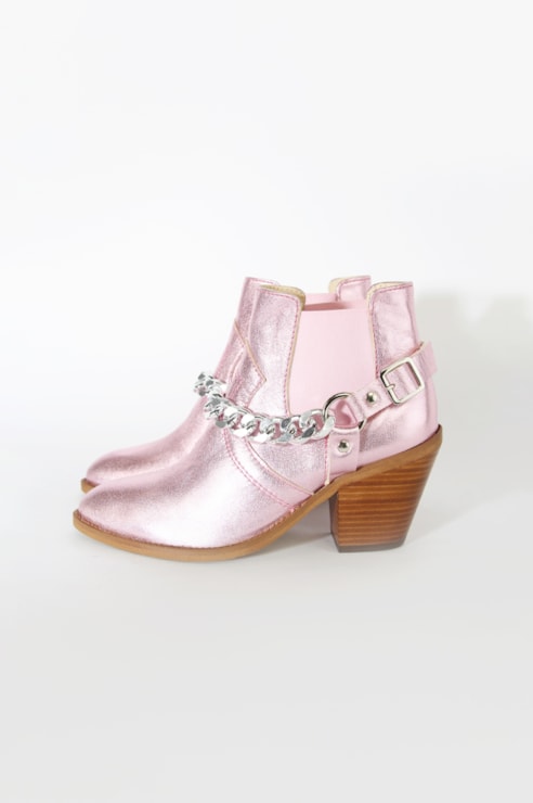 Texan-style leather boots