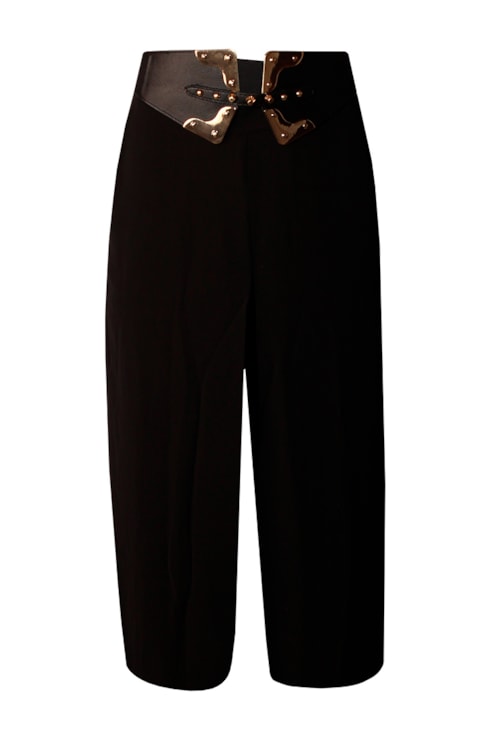 Calças culottes fluidas